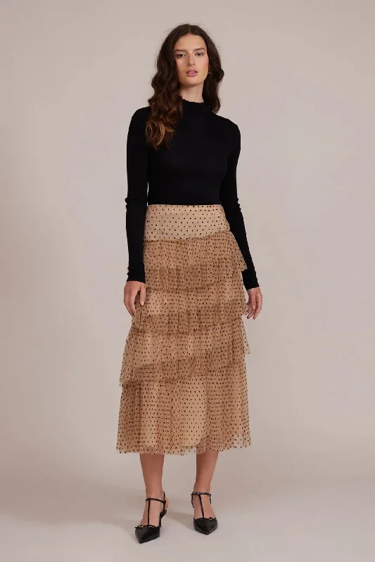 Penny Tiered Skirt chiffon skirt floaty
