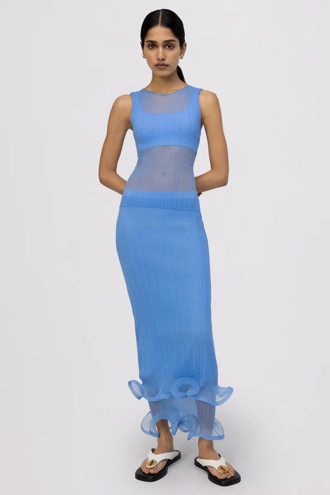 Simkhai Kelso Skirt leather skirt bold