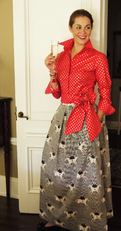 SIR THOMAS PINK SKIRT low waist skirt