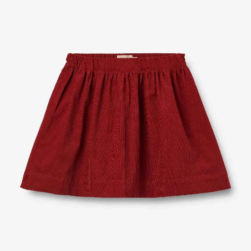 Skirt Sissi - cherry red chiffon skirt airy