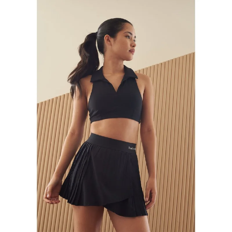 SPLIT PLEAT SKIRT silk skirt luxurious