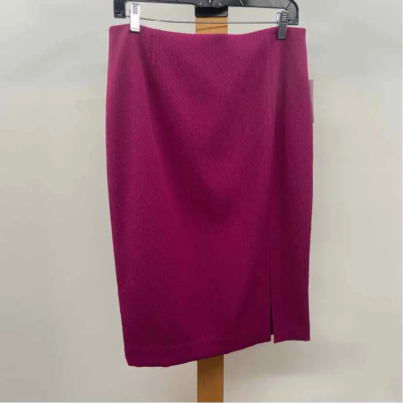 Tahari Women's Size 8 Magenta Textured Skirt chiffon skirt floaty